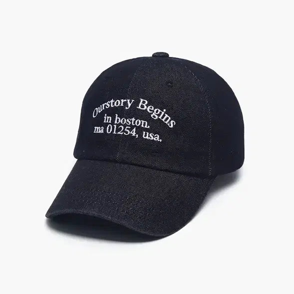 [BUNJANG] Big Size Denim Boston Ball Cap Hat Unisex / 빅사이즈 데님 보스턴 볼캡 모자 대두모자 남여공용