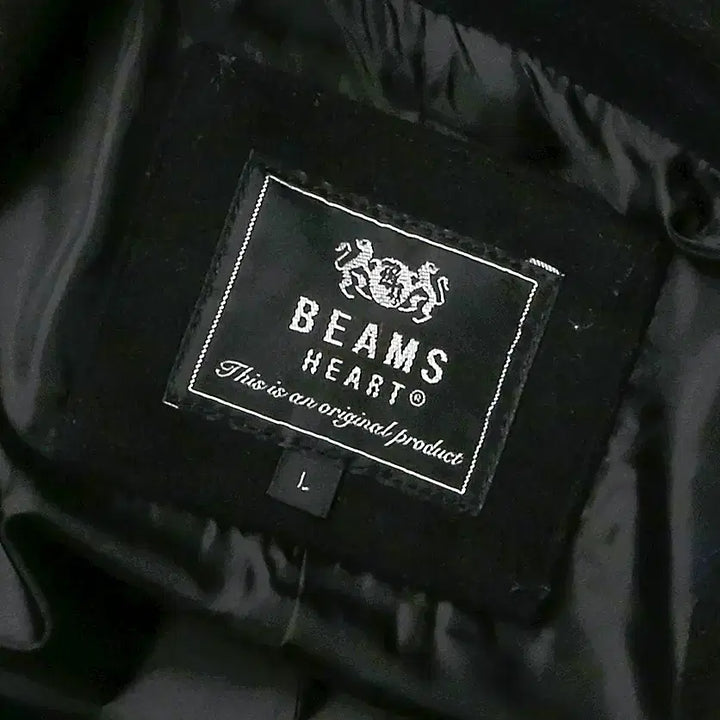 [BUNJANG] Beams Heart Black Wool Standard Single Coat / 할인# 빔즈 하트 [Beams Heart] 블랙 울 스탠다드 싱글 코트