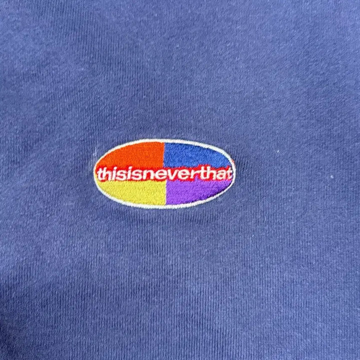 [BUNJANG] thisisneverthat Navy Crewneck M / 디스이즈네버댓 네이비 맨투맨 M