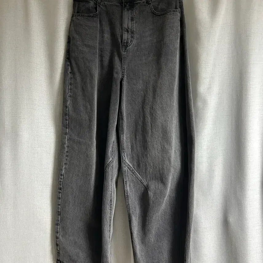[BUNJANG] INSILENCE Balloon Fit Denim Pants - WASHED BLACK - L Size / 체인트윌 벌룬핏 데님 팬츠 WASHED BLACK L사이즈