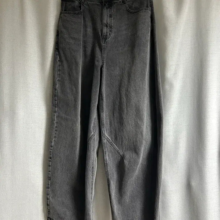 [BUNJANG] INSILENCE Balloon Fit Denim Pants - WASHED BLACK - L Size / 체인트윌 벌룬핏 데님 팬츠 WASHED BLACK L사이즈
