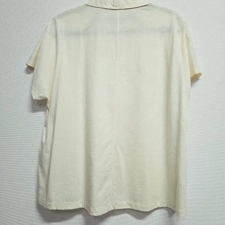 [BUNJANG] Isae Cotton Blend Short Sleeve Blouse / 새상품 이새 코튼혼방 반팔 셔츠 블라우스