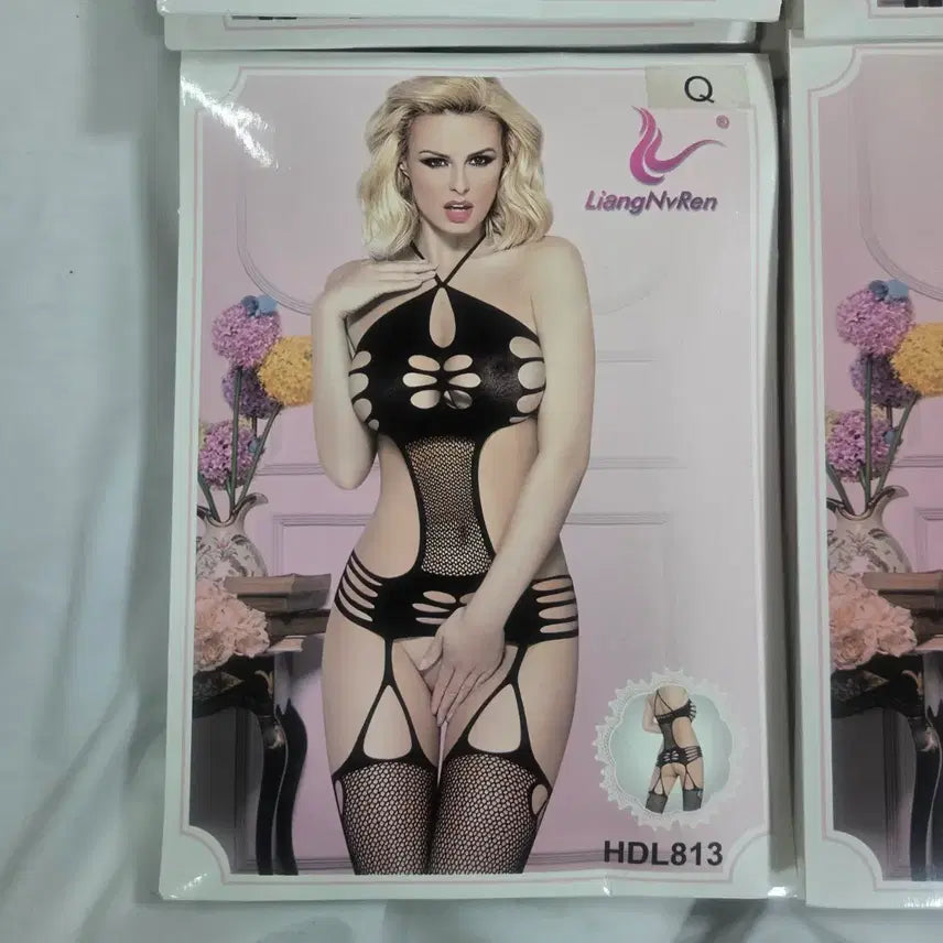 [BUNJANG] All-in-One Corset Stockings / 올인원망사 스타킹[무료배송](새상품)코르셋 스타킹