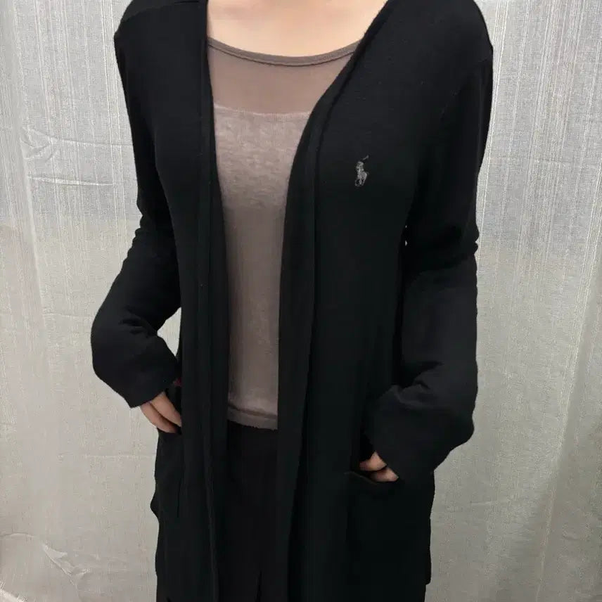 [BUNJANG] Polo Ralph Lauren Black Cardigan / 폴로 랄프로렌 블랙 가디건