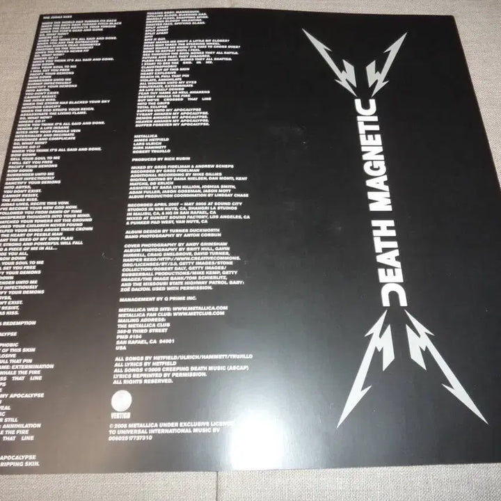[BUNJANG] Metallica Death Magnetic 5LP Box Set / 메탈리카 <Death Magnetic> 5LP 미개봉 박스반