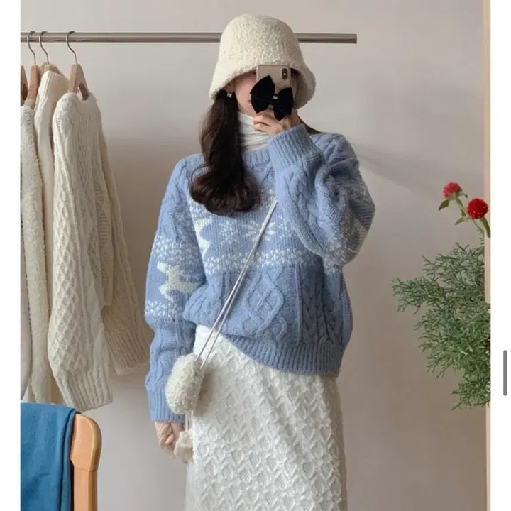 [BUNJANG] Lovin There Alpaca Knit Sweater / Lovin There 알파카 니트