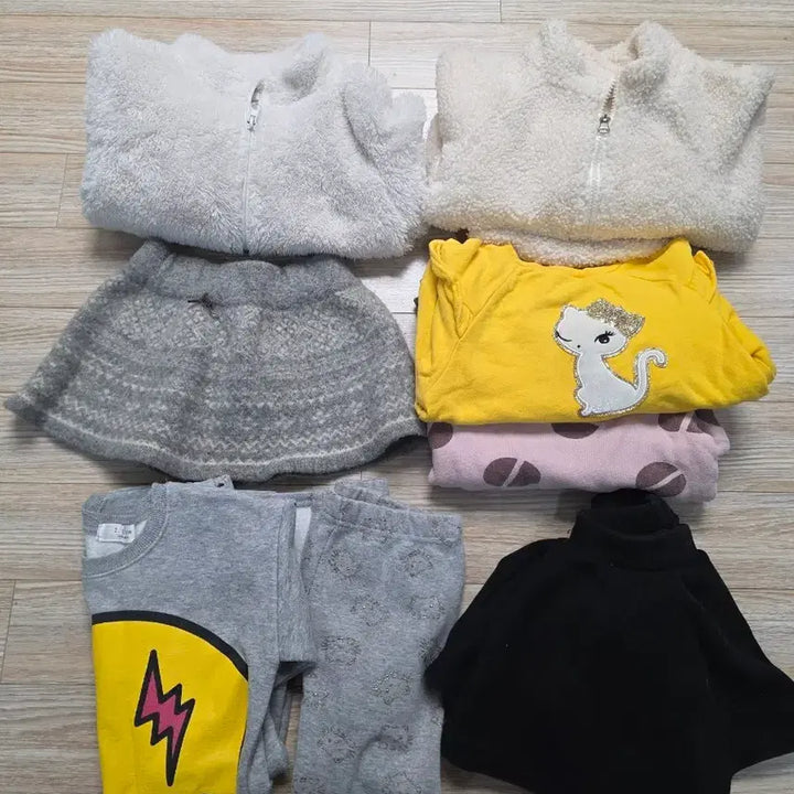 [BUNJANG] Winter Clothes Bundle Set (Size 7/100) / 택포)여아옷 겨울옷 7호 100사이즈 일괄