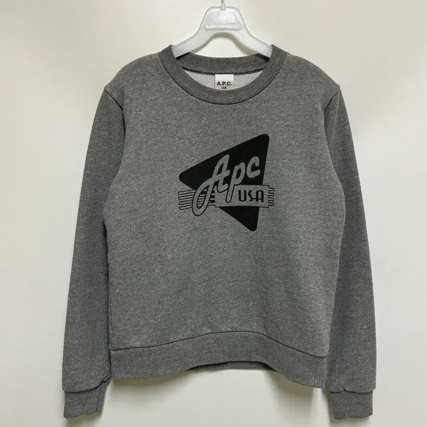 [BUNJANG] A.P.C. ASA Sweatshirt (XS) - Gray / [여자-85 (XS)]A.P.C 아페쎄 ASA 스웨트셔츠 맨투맨