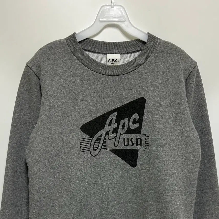[BUNJANG] A.P.C. ASA Sweatshirt (XS) - Gray / [여자-85 (XS)]A.P.C 아페쎄 ASA 스웨트셔츠 맨투맨
