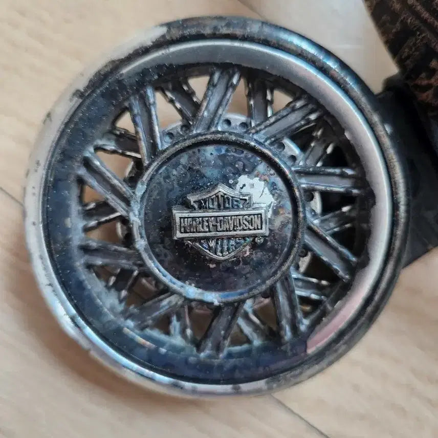 [BUNJANG] Harley Davidson Leather Belt / 할리데이비슨 통주물 가죽벨트 정품