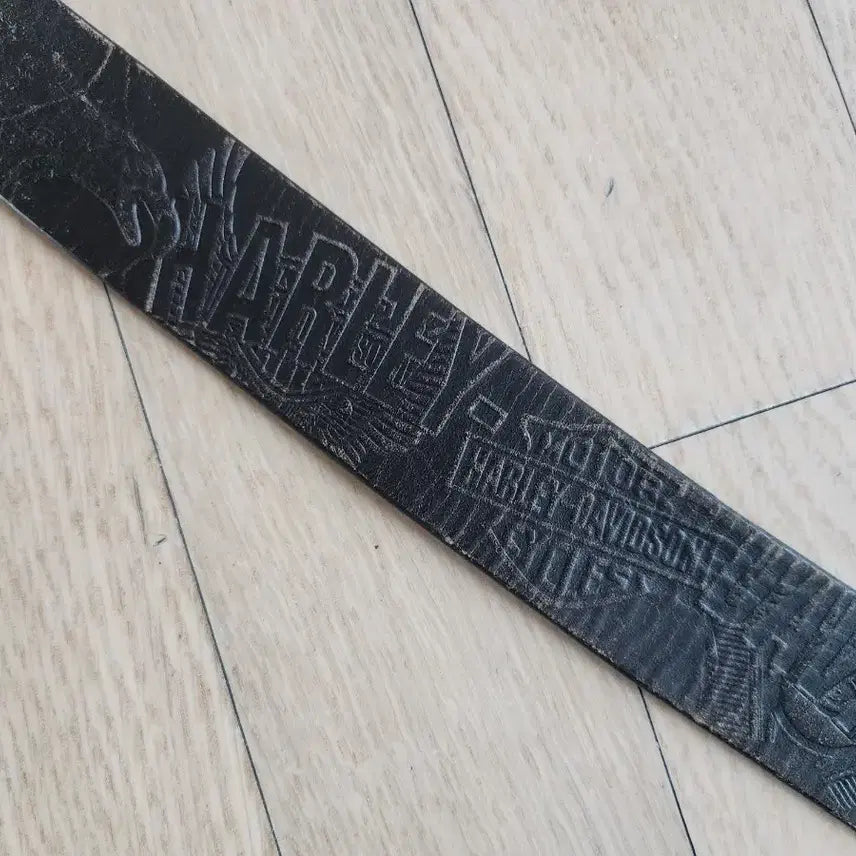 [BUNJANG] Harley Davidson Leather Belt / 할리데이비슨 통주물 가죽벨트 정품