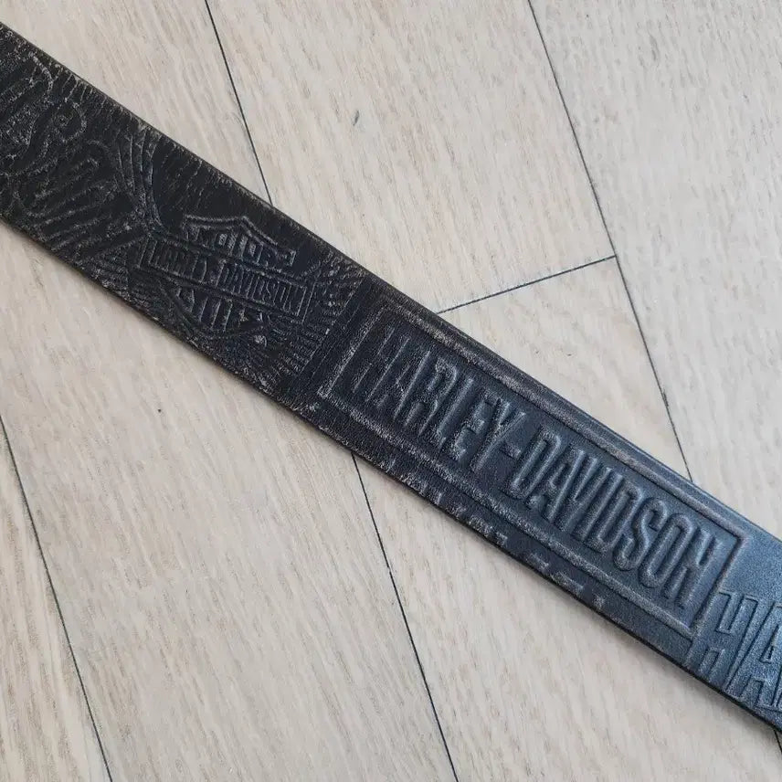 [BUNJANG] Harley Davidson Leather Belt / 할리데이비슨 통주물 가죽벨트 정품
