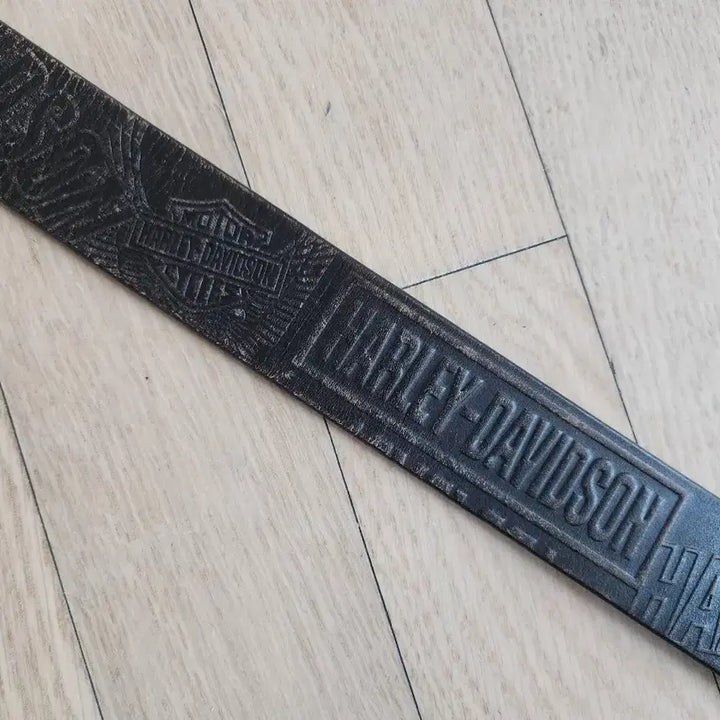 [BUNJANG] Harley Davidson Leather Belt / 할리데이비슨 통주물 가죽벨트 정품