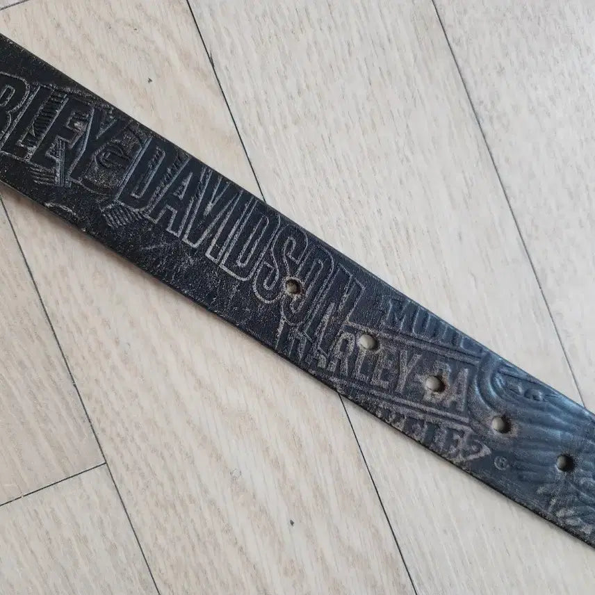 [BUNJANG] Harley Davidson Leather Belt / 할리데이비슨 통주물 가죽벨트 정품