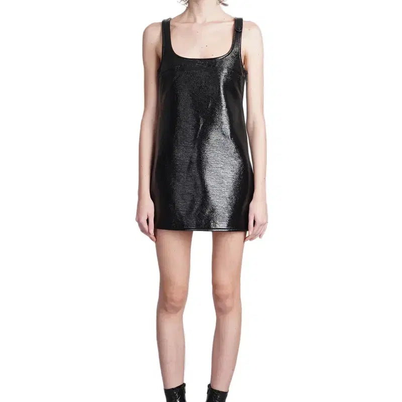 [BUNJANG] Courreges 25SS Square Vinyl Dress / 42/ 꾸레쥬 25SS 스퀘어 바이닐 원피스