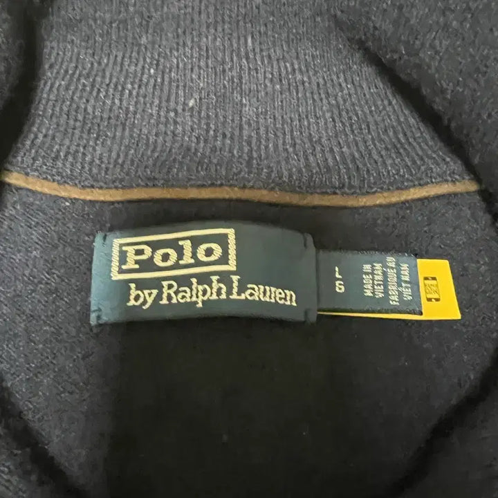 [BUNJANG] Polo Ralph Lauren Wool Full-Zip Sweater / 폴로 랄프로렌 울 풀지퍼 스웨터 L