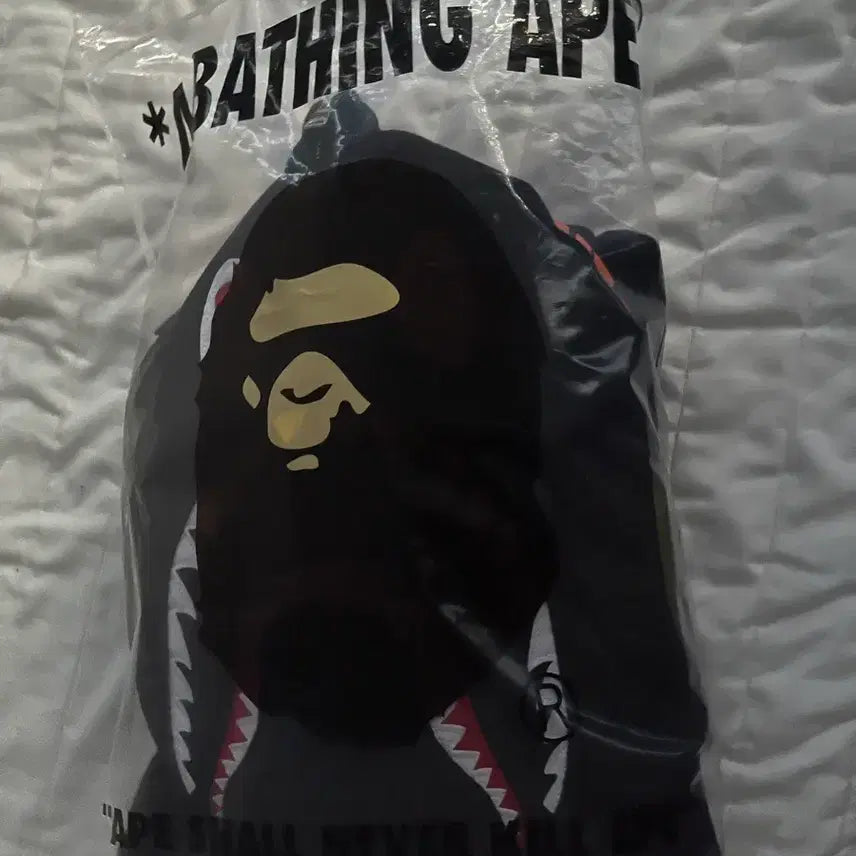 [BUNJANG] BAPE Shark Hoodie Black / 베이프 샤크후드집업 블랙