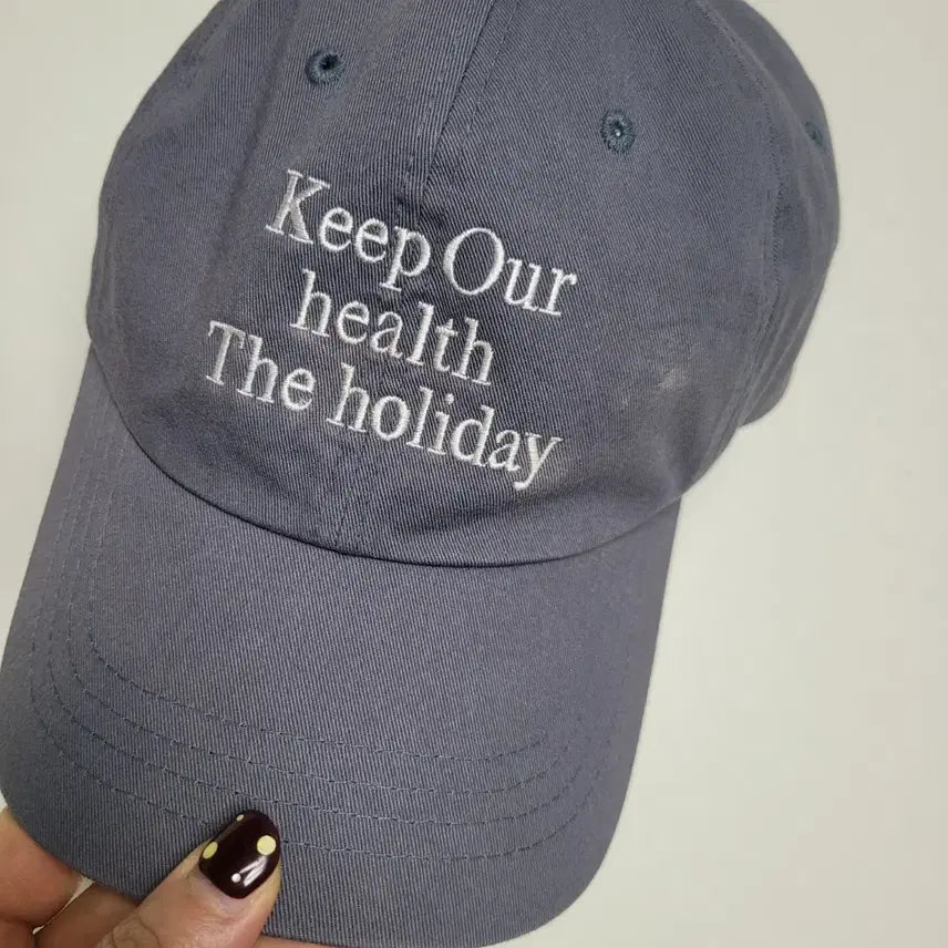 [BUNJANG] Milo Archivepke Holiday Signature Ball Cap Gray / 밀로 아카이브앱크 홀리데이 시그니처볼캡 그레이