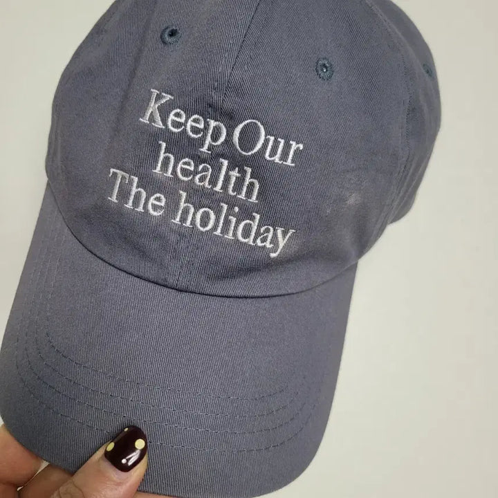 [BUNJANG] Milo Archivepke Holiday Signature Ball Cap Gray / 밀로 아카이브앱크 홀리데이 시그니처볼캡 그레이