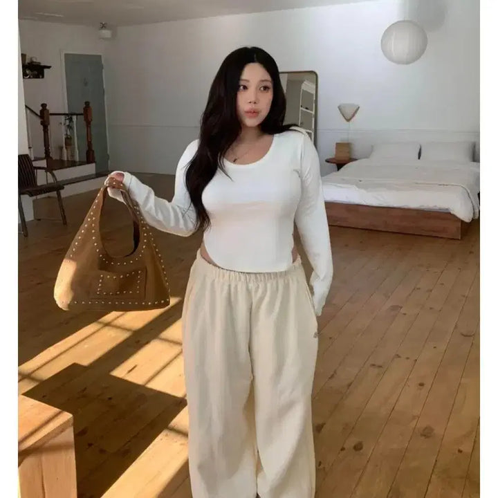 [BUNJANG] Daisy2L Herry Pendant Jogger Pants / 데이지투엘 헤리 펜던트 조거팬츠