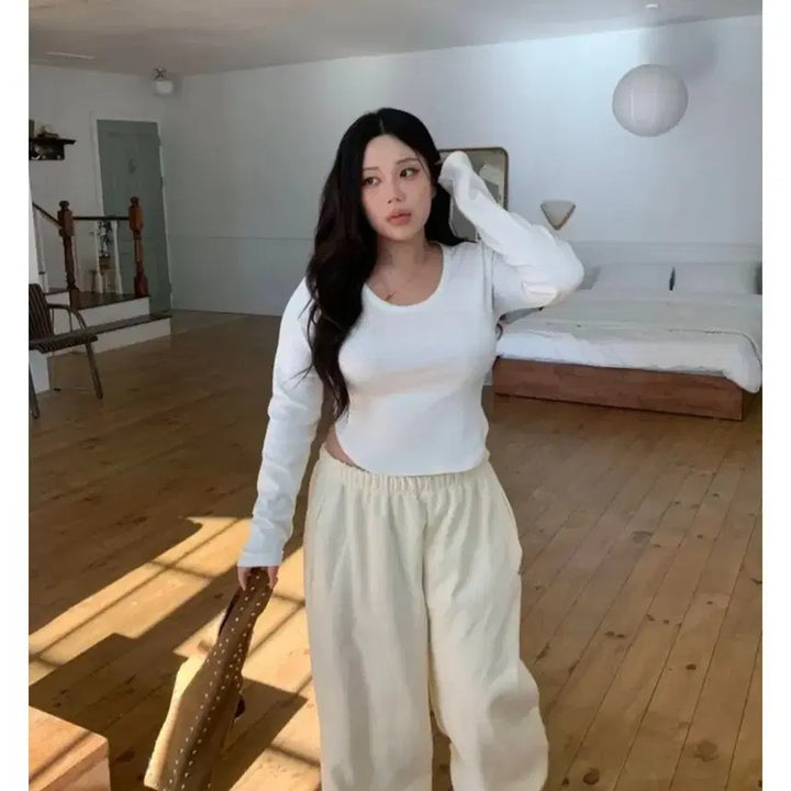 [BUNJANG] Daisy2L Herry Pendant Jogger Pants / 데이지투엘 헤리 펜던트 조거팬츠