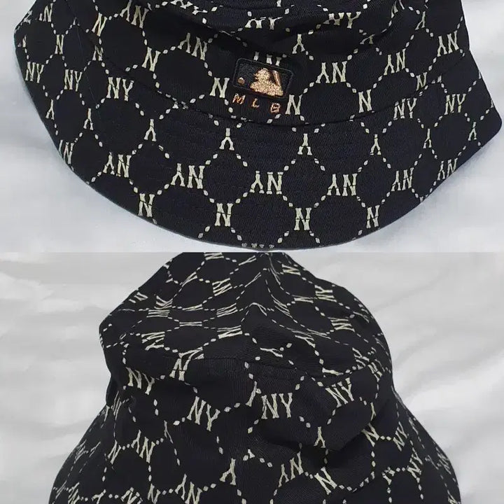 [BUNJANG] MLB Black Champagne Gold Lettering Bucket Hat / MLB 엠엘비 블랙 샴페인골드 레터링 벙거지 모자 버킷햇
