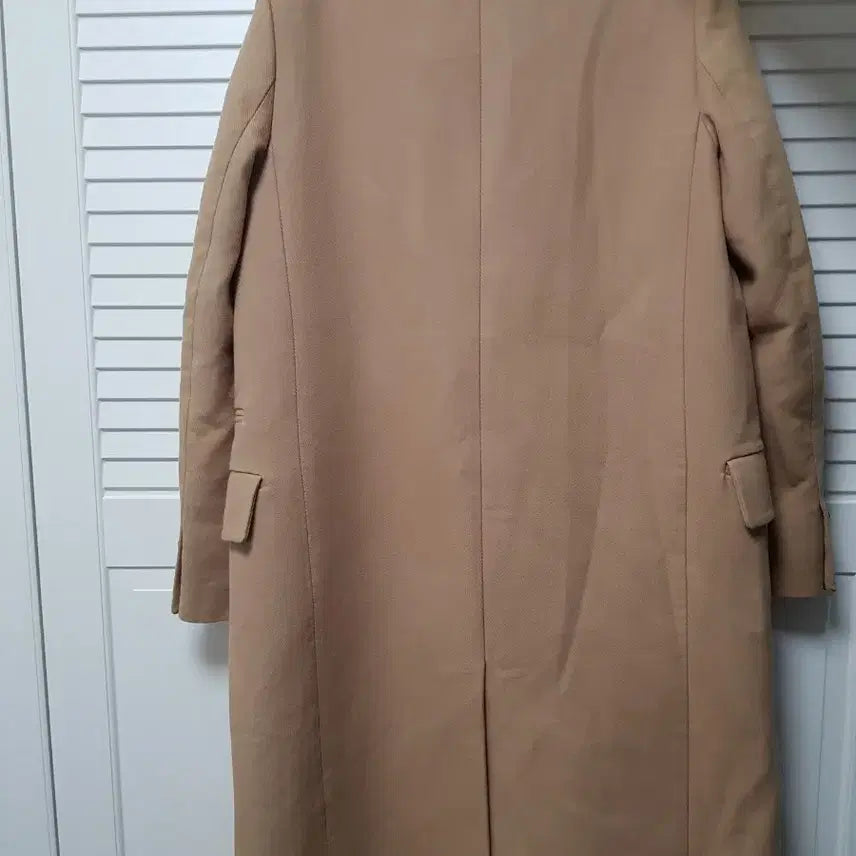 [BUNJANG] Sandro Double Breasted Coat Beige 55 / 산드로 더블 브레스트 코트 베이지 55