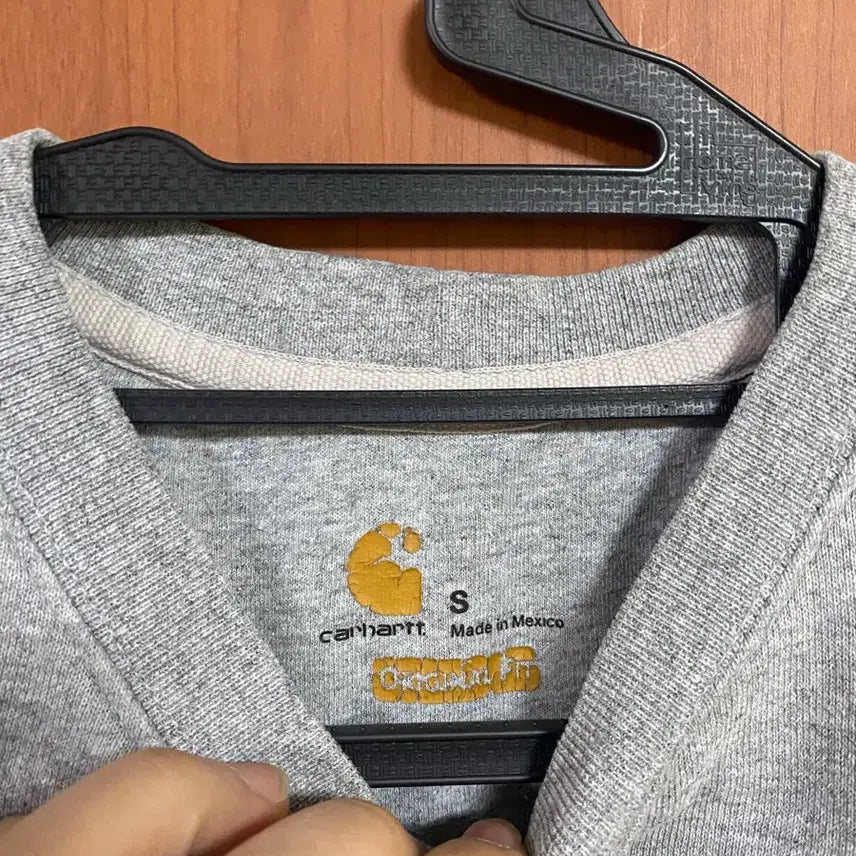 [BUNJANG] Carhartt Gray Original Fit Sweatshirt / [CARHARTT] 칼하트 그레이 맨투맨 오리지널핏 S사이즈