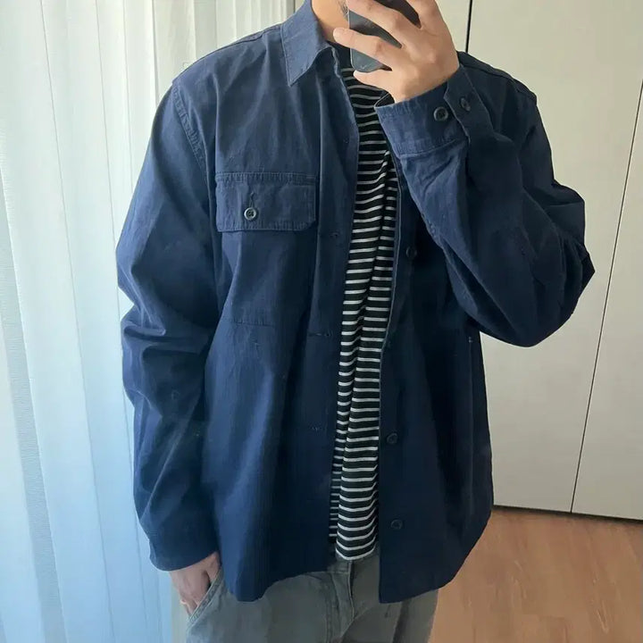 [BUNJANG] Military Work Shirt / 밀리터리 워크셔츠