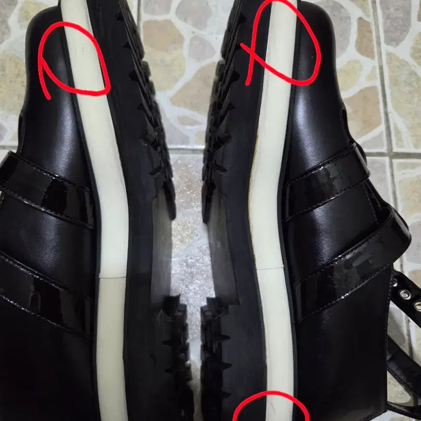 [BUNJANG] Lucky Chouette Mary Jane Platform Shoes / 럭키슈에뜨 블랙 메리제인 플랫폼 신발