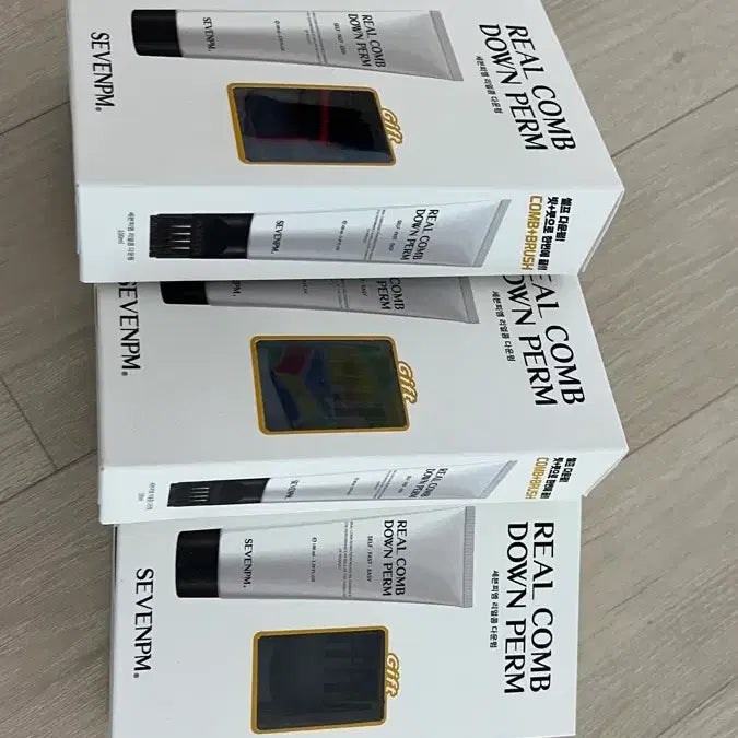 [BUNJANG] 7PM Real Com Down Perm (3) Sealed / 세븐피엠 리얼콤 다운펌 3개 미개봉 새제품