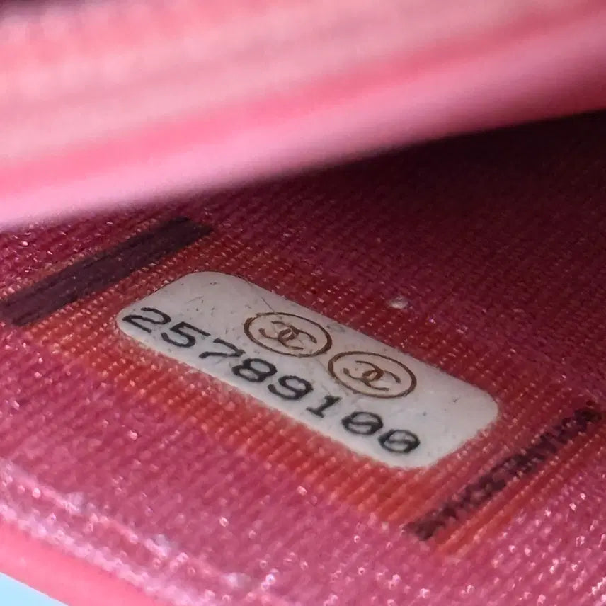 [BUNJANG] Chanel Boy WOC Chain Bag Pink / 샤넬 캐비어 보이 WOC 체인백 핑크