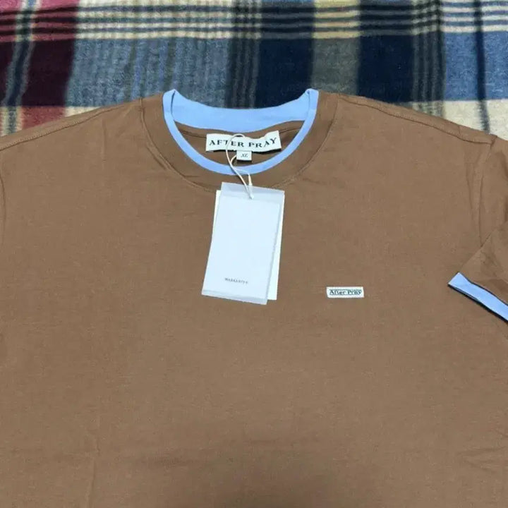 [BUNJANG] ATEEZ Layered T-shirt (Brown, XL) / 새상품) 애프터 프레이 레이어드 티셔츠 (브라운, XL)