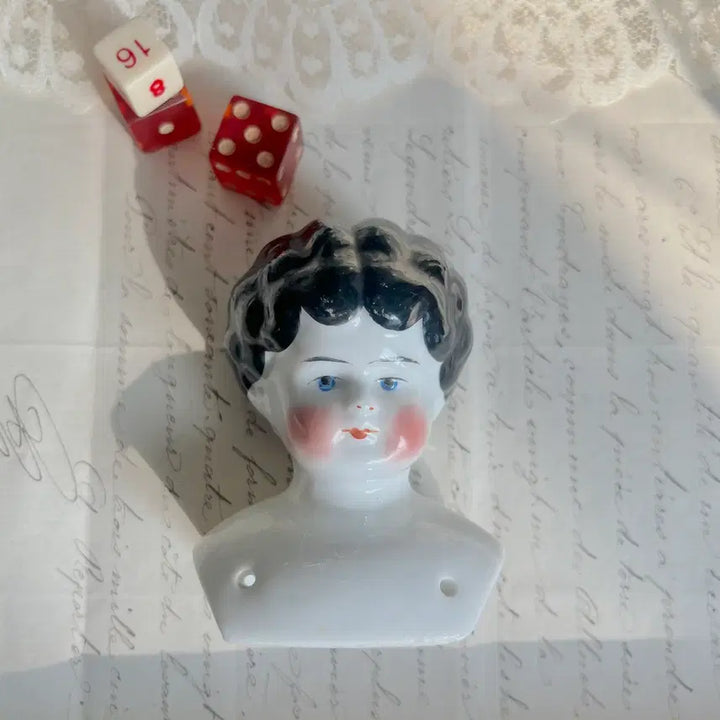[BUNJANG] Antique Head Dolls 4-Piece Set / 앤틱 헤드돌 4p
