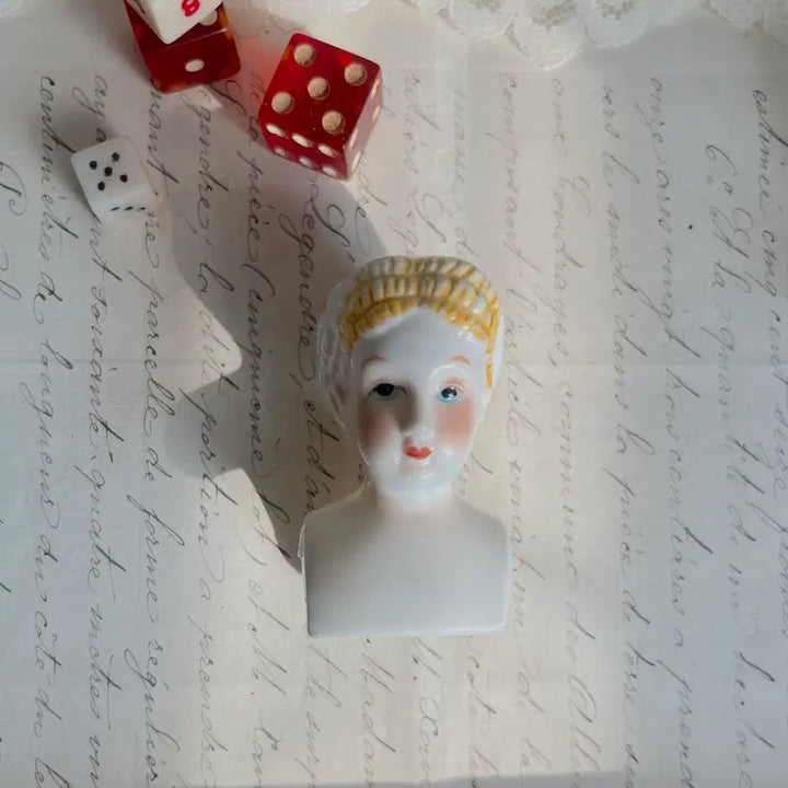 [BUNJANG] Antique Head Dolls 4-Piece Set / 앤틱 헤드돌 4p