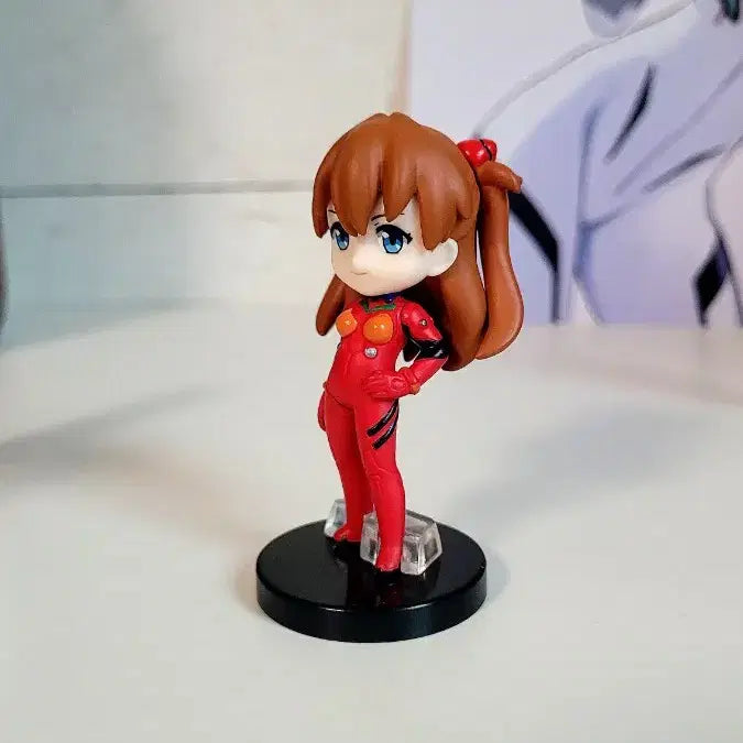 [BUNJANG] Evangelion Asuka Deformed Mini Figure / 레어 에반게리온 아스카 디포르메 미니 피규어