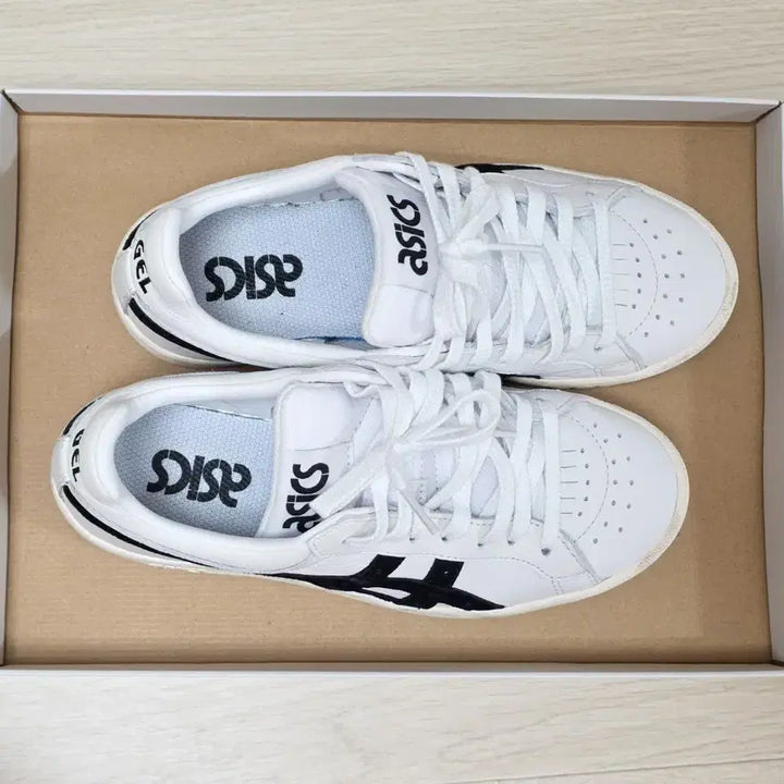 [BUNJANG] Asics Tiger Gel PTG White Black (225) / 아식스 타이거 젤 PTG 화이트블랙 (225)