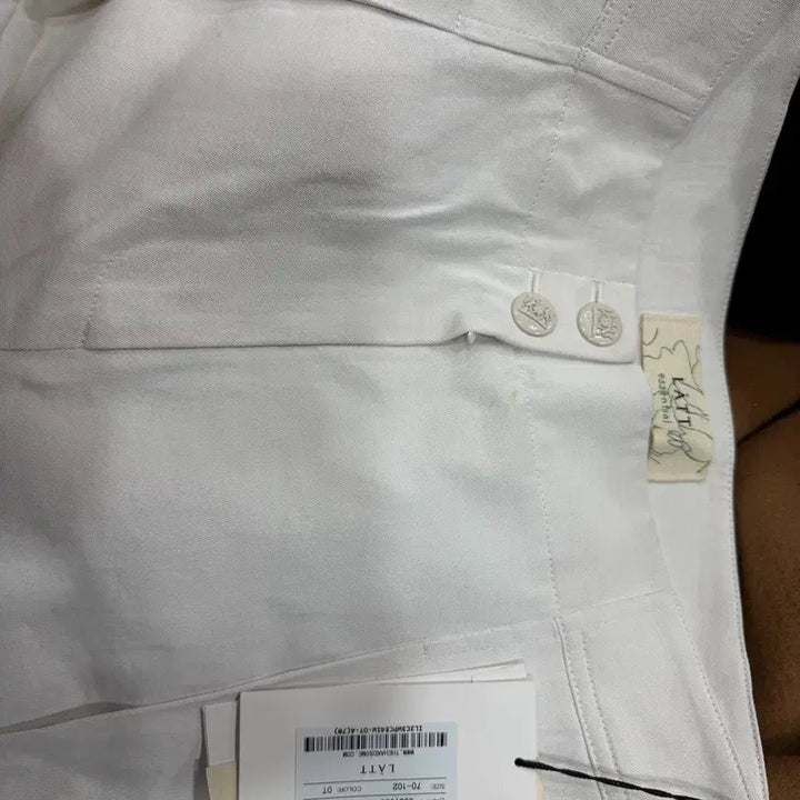 [BUNJANG] LATT White Wide Pants / 한섬 LATT 화이트 와이드팬츠