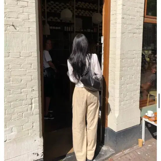 [BUNJANG] Leeds Autumn Banding Pants Beige / Leeds autumn banding pants 리즈 어텀밴딩팬츠 베이지