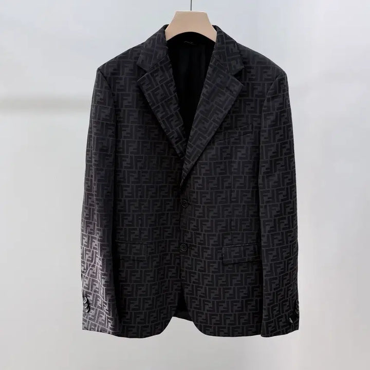 [BUNJANG] Fendi FF Monogram Blazer Jacket / [S+급/54] 펜디 FF 모노그램 블레이저 자켓 정장