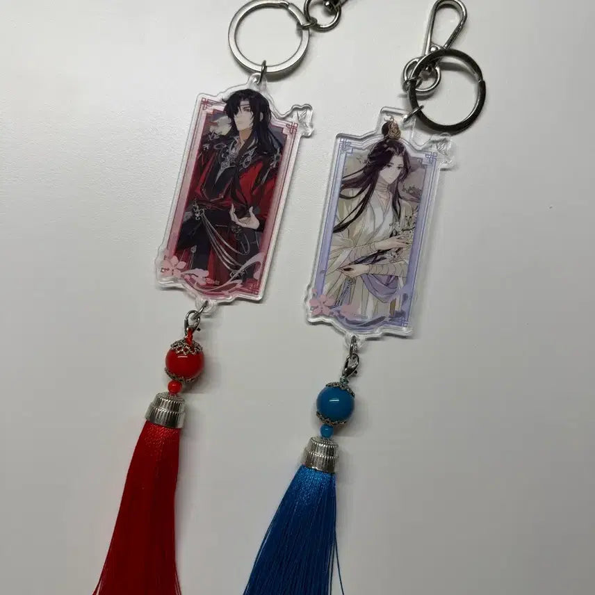 [BUNJANG] Heaven Official's Blessing Hua Cheng & Xie Lian Acrylic Keyring Bundle Set / 천관사복 화련 아크릴 키링