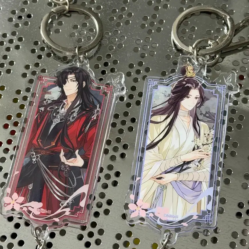 [BUNJANG] Heaven Official's Blessing Hua Cheng & Xie Lian Acrylic Keyring Bundle Set / 천관사복 화련 아크릴 키링
