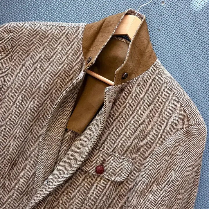 [BUNJANG] Polo Ralph Lauren Elbow Patch Herringbone Jacket / 폴로 랄프로렌 엘보패치 플랩포켓 오리지날 헤링본 자켓