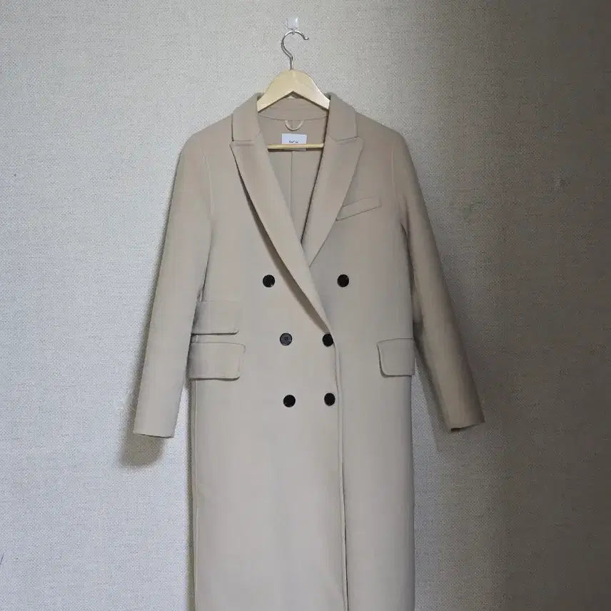 [BUNJANG] SATIN Wool 100% Long Coat / 샤틴(SATIN)울100%롱코트