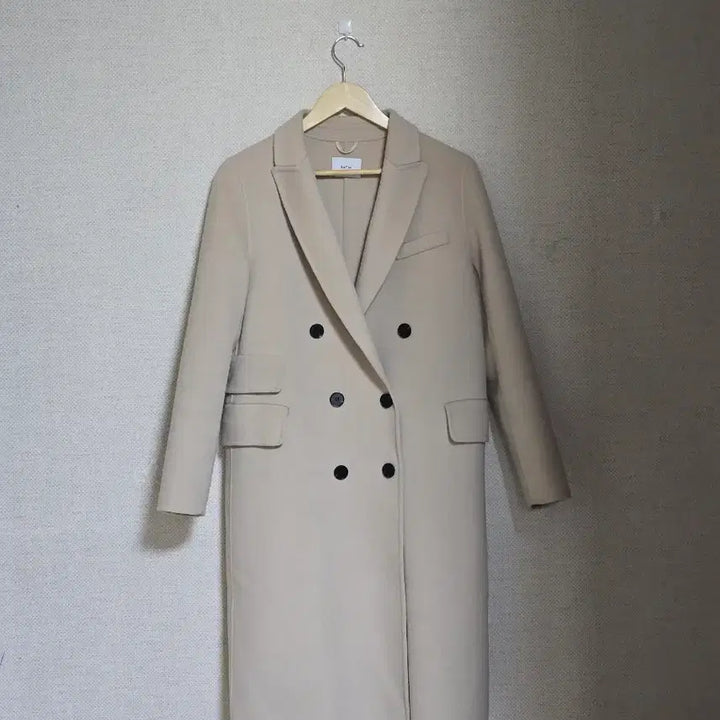 [BUNJANG] SATIN Wool 100% Long Coat / 샤틴(SATIN)울100%롱코트