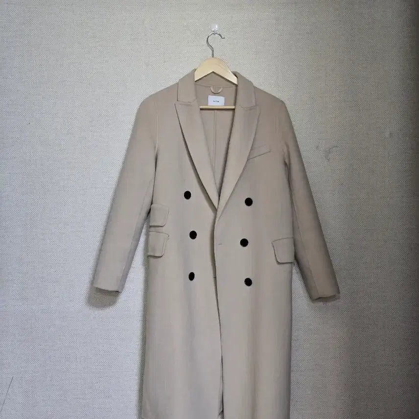 [BUNJANG] SATIN Wool 100% Long Coat / 샤틴(SATIN)울100%롱코트
