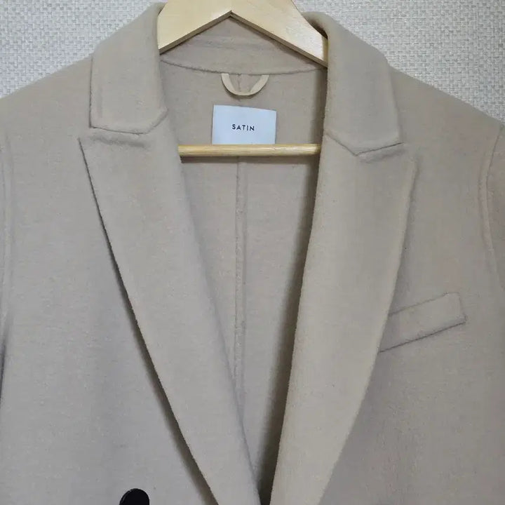[BUNJANG] SATIN Wool 100% Long Coat / 샤틴(SATIN)울100%롱코트
