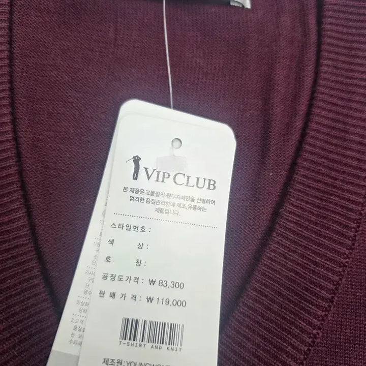 [BUNJANG] Men's V-neck Knit Vest / [새상품] 남성 브이넥 니트 조끼(일괄)