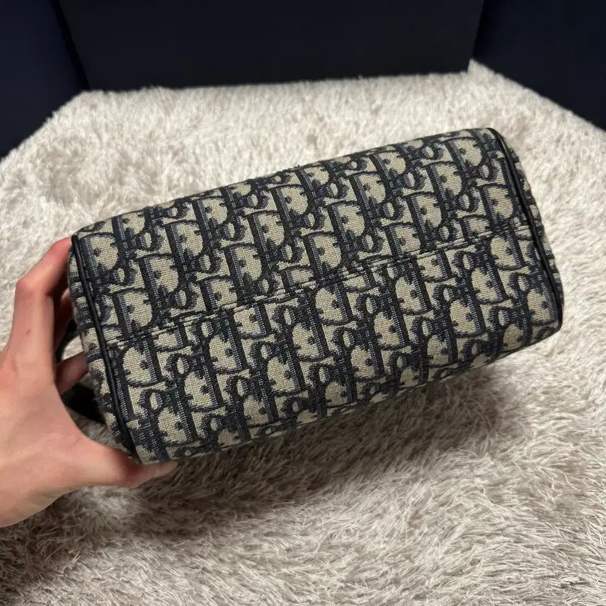 [BUNJANG] Dior Oblique Toiletries Clutch Bag Beige / [ OS ] 디올 오블리크 토일레트리 클러치백 베이지
