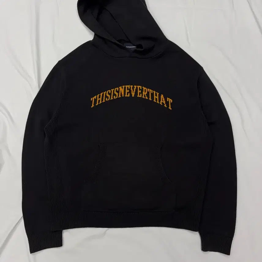 [BUNJANG] thisisneverthat Cotton Knit Hoodie / 디스이즈네버댓 코튼 니트 후드티
